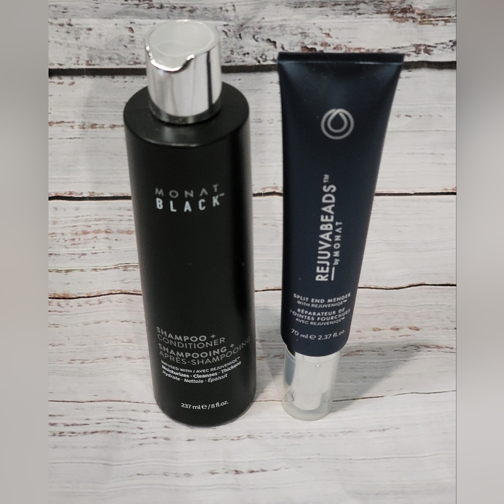 Monat set- monat black 8oz. Rejuvabeads 2.37 oz